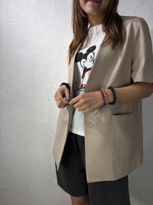 Short Sleeves Blazer