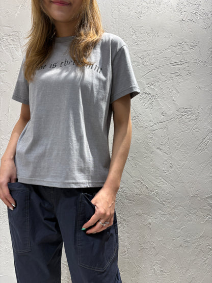 Back Shape Print T-shirt