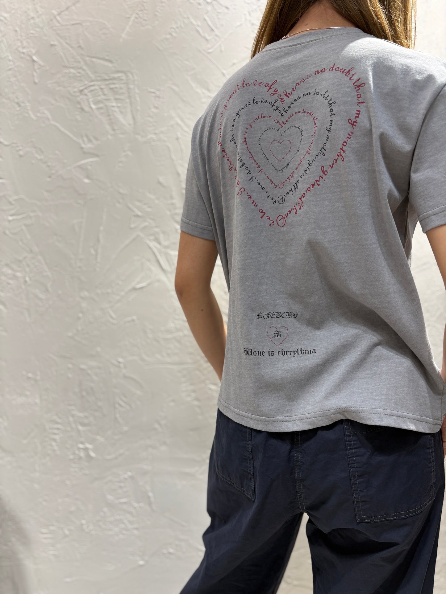 Back Shape Print T-shirt