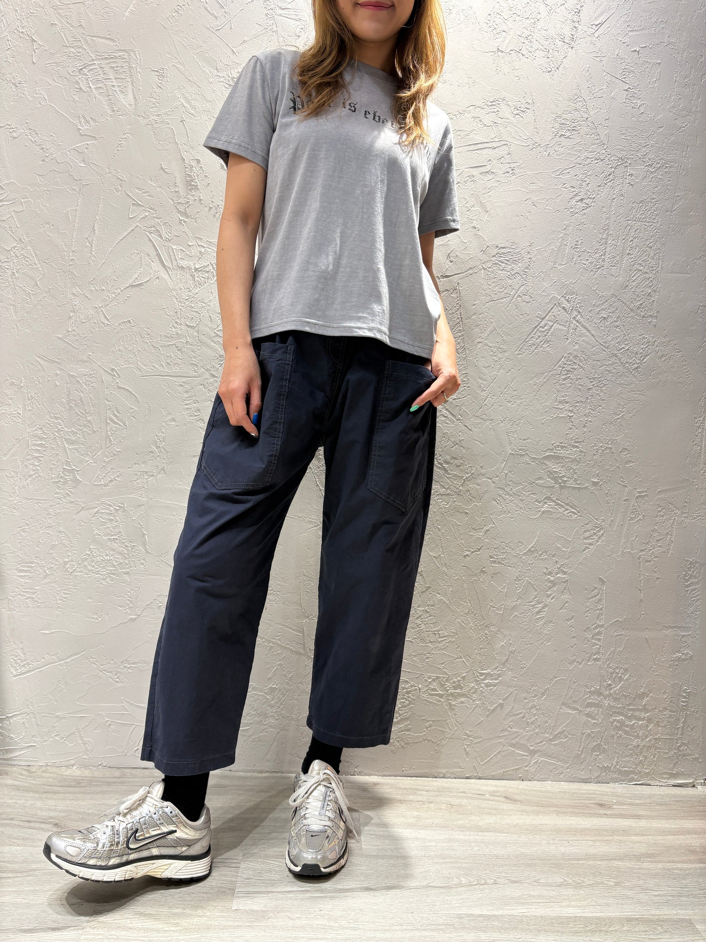 Back Shape Print T-shirt