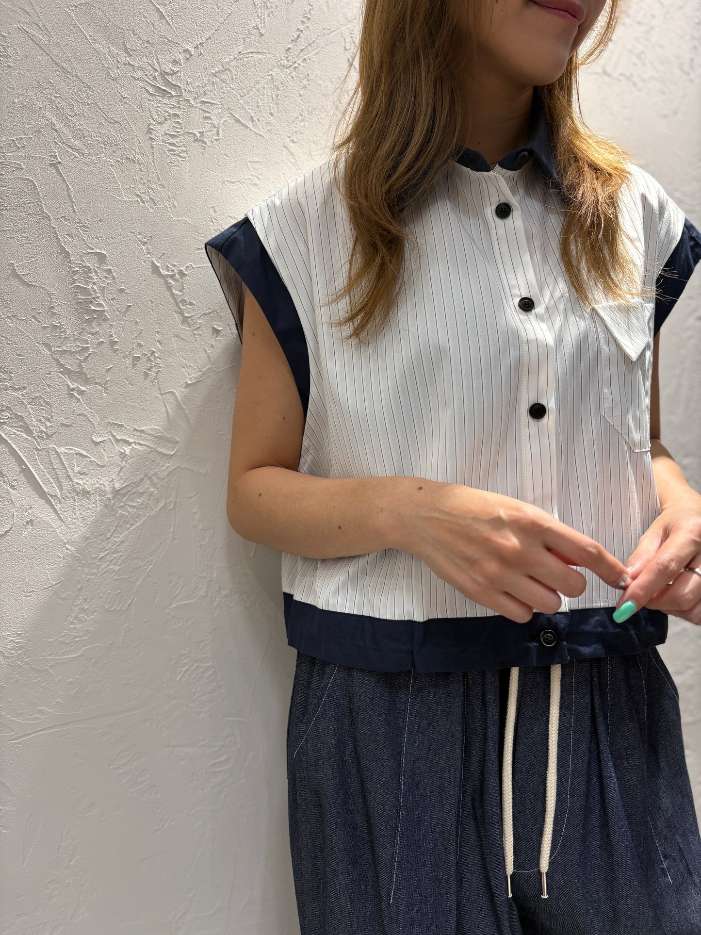 Stripes Vest Shirt