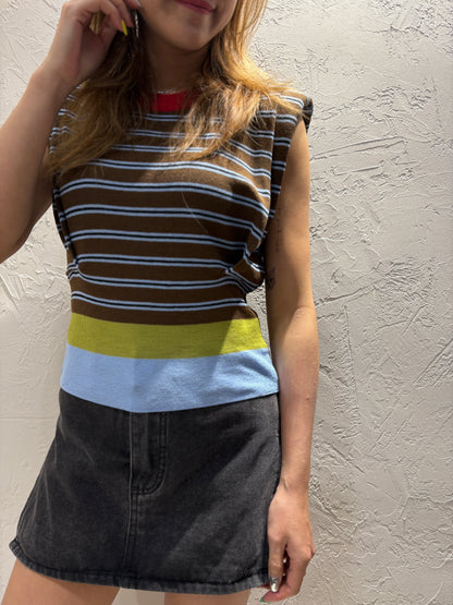 Stripes Knit Top