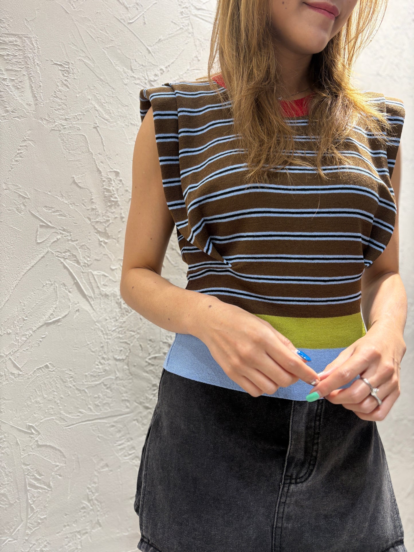 Stripes Knit Top