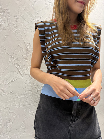 Stripes Knit Top