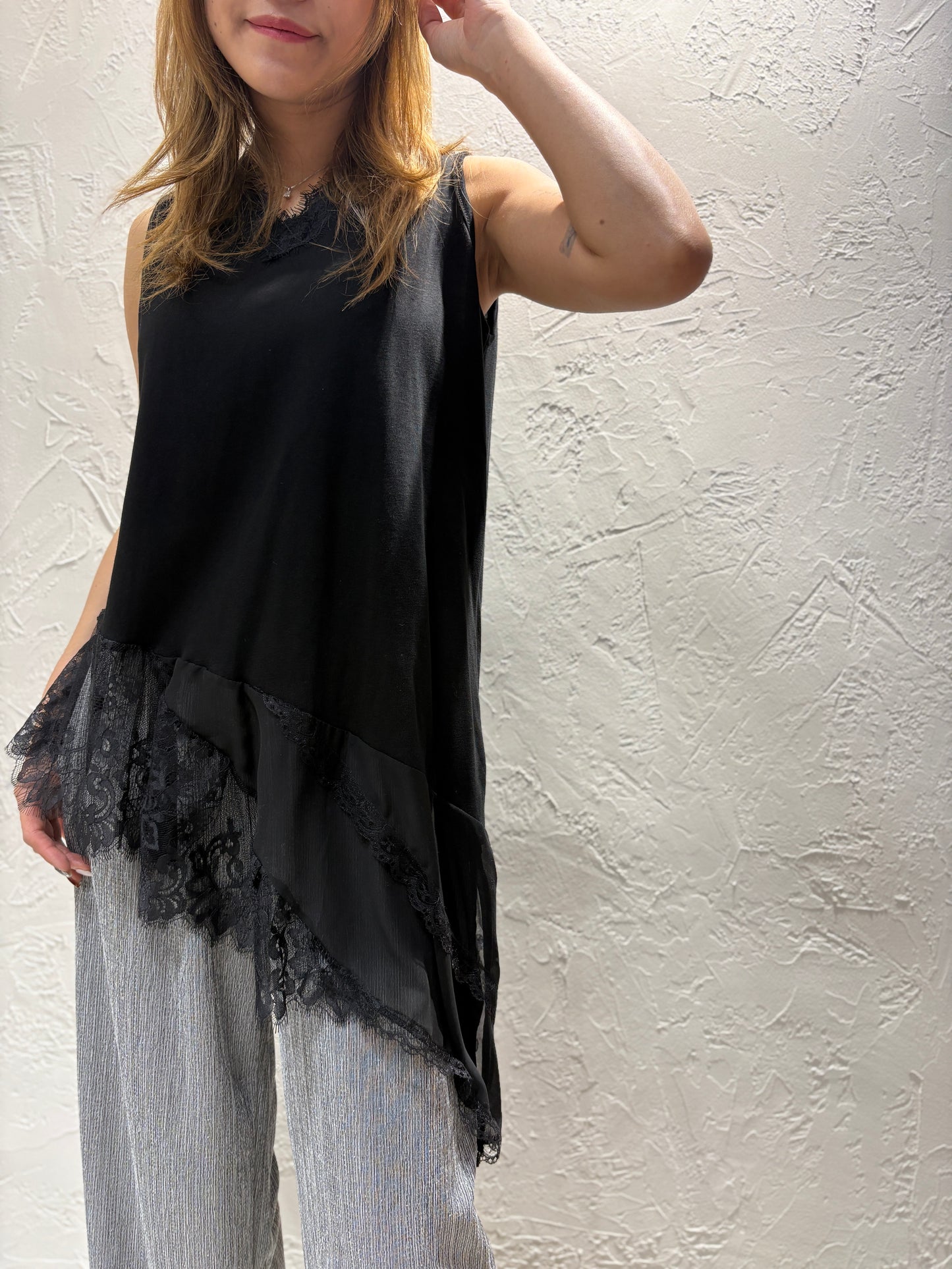 Lace Long Vest