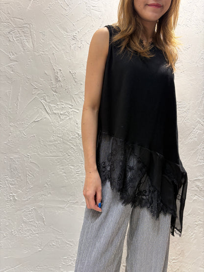 Lace Long Vest