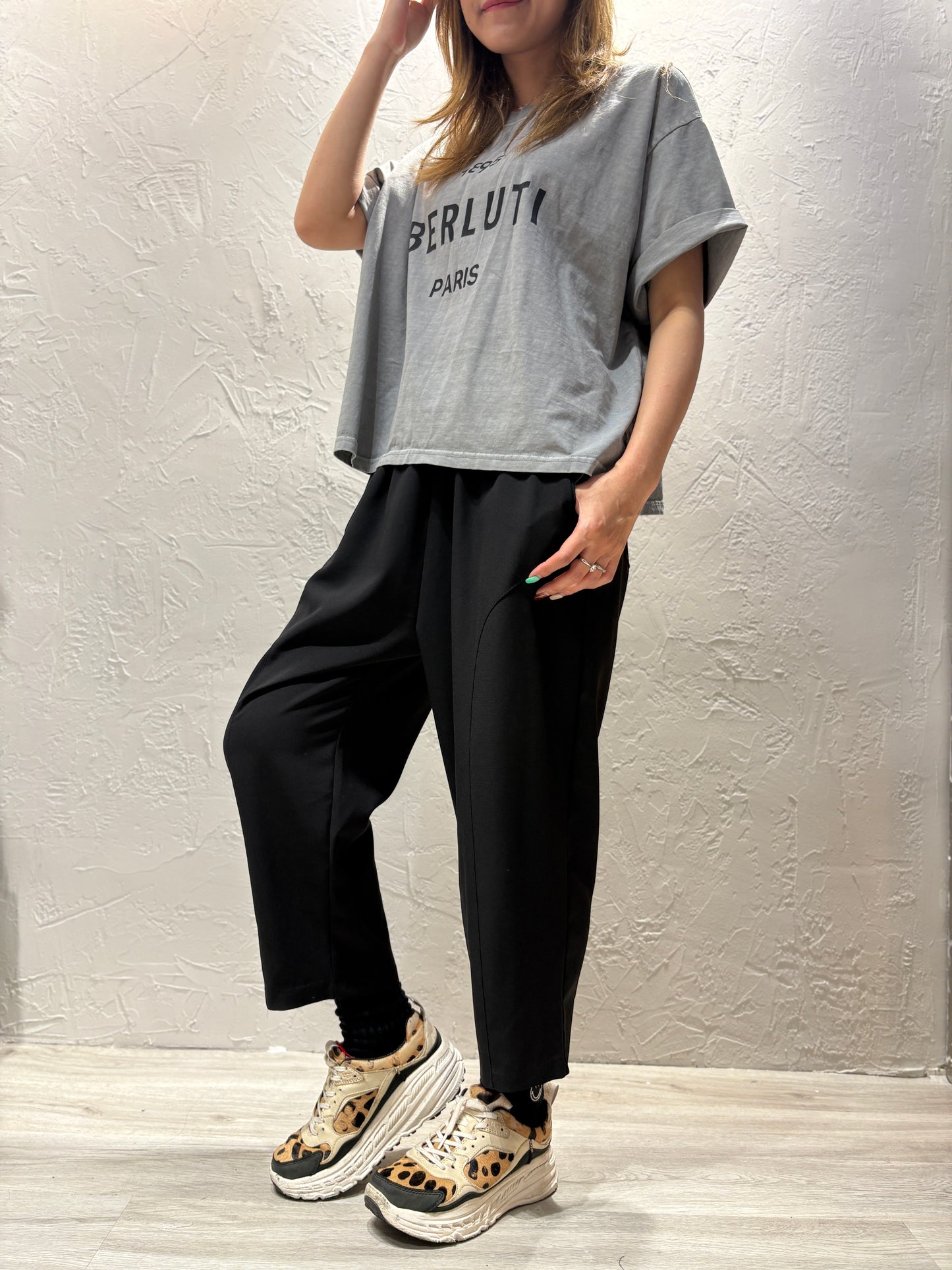 Curved Design Pants