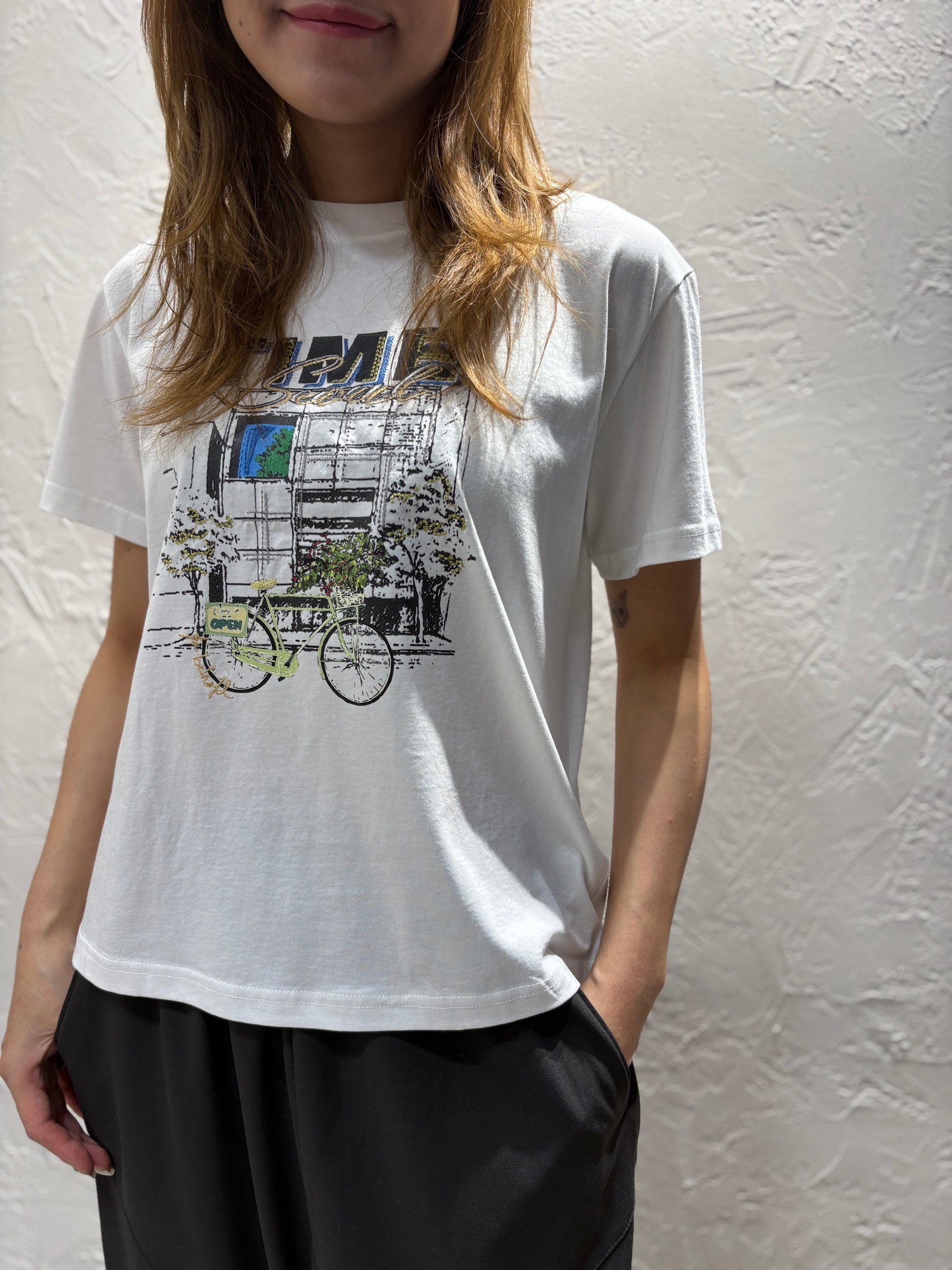 Bike Print T-shirt