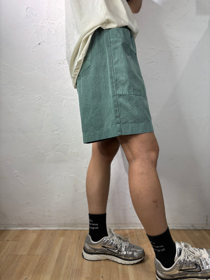 Plain Color Cargo Shorts
