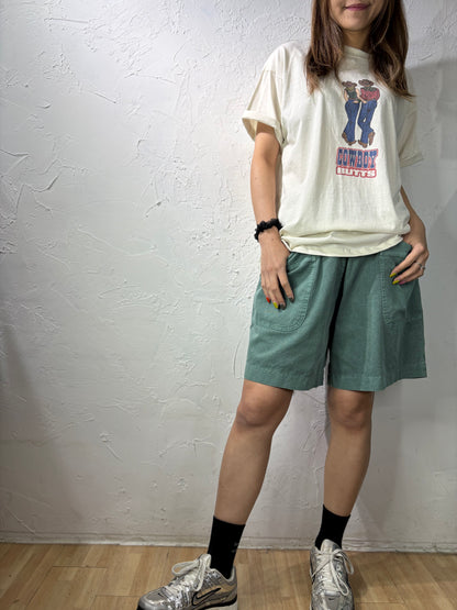 Plain Color Cargo Shorts