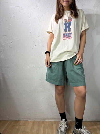 Plain Color Cargo Shorts