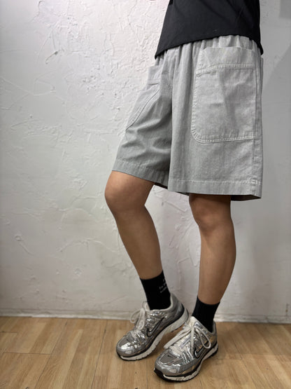 Plain Color Cargo Shorts