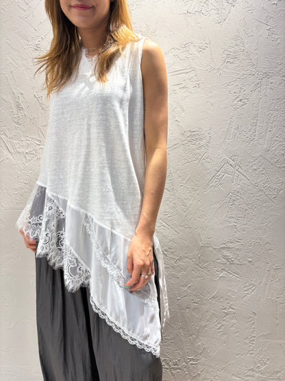 Lace Long Vest