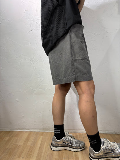 Plain Color Cargo Shorts