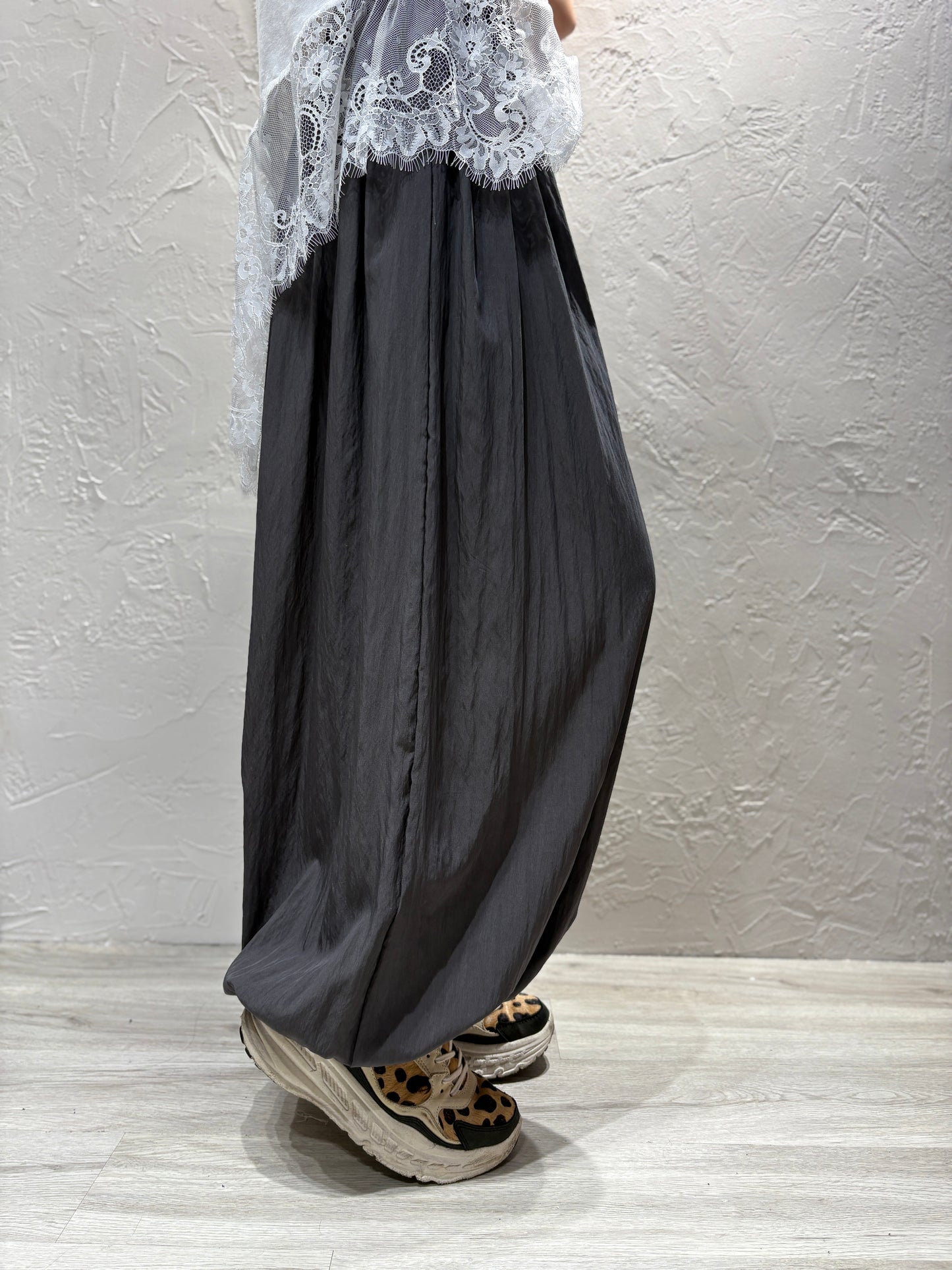 Wrinkle Wide Pants