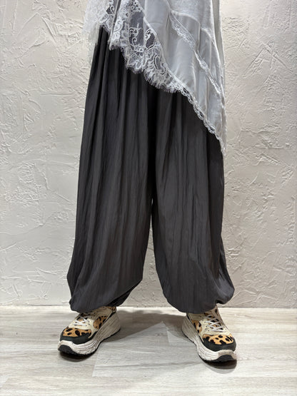 Wrinkle Wide Pants