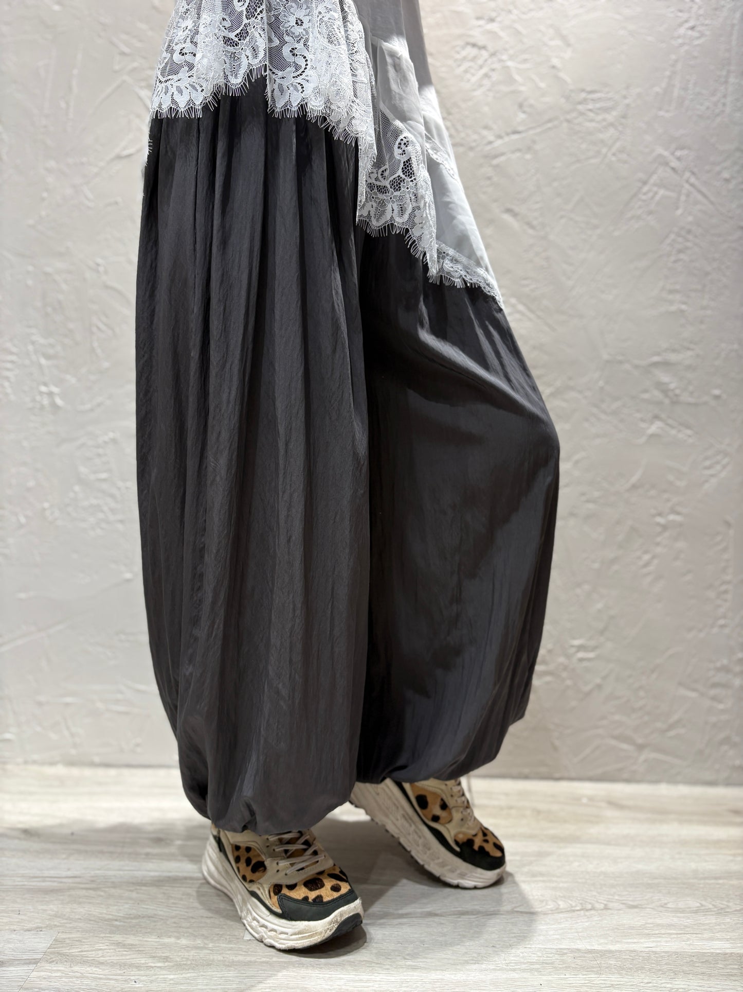 Wrinkle Wide Pants