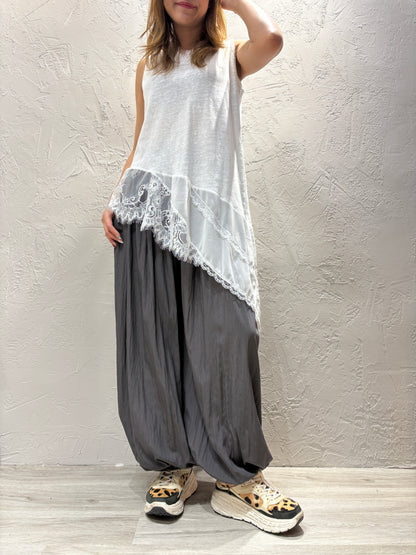 Lace Long Vest