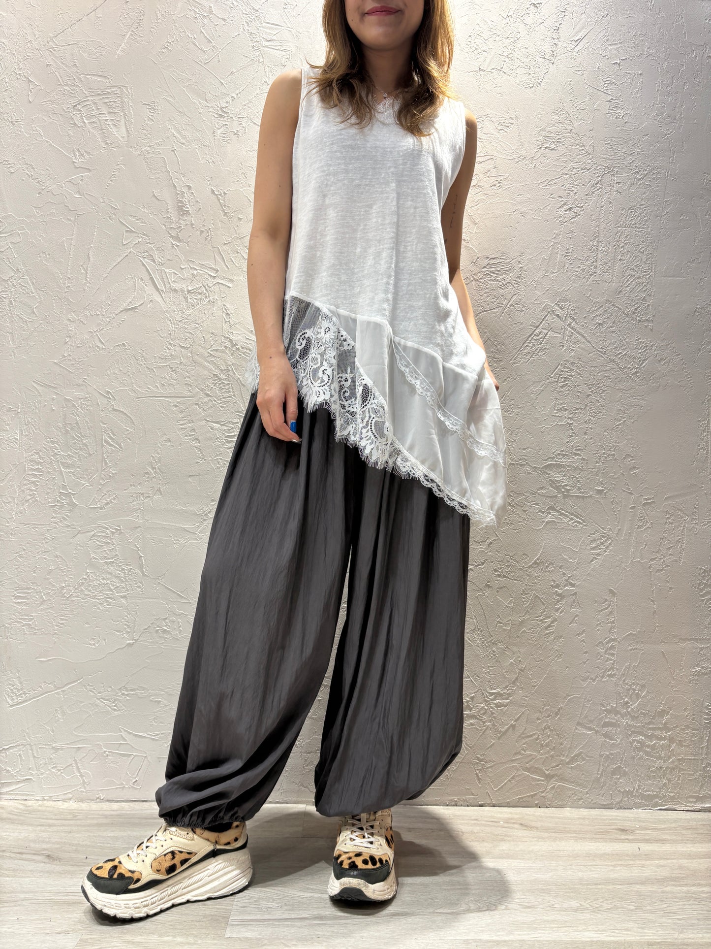 Lace Long Vest