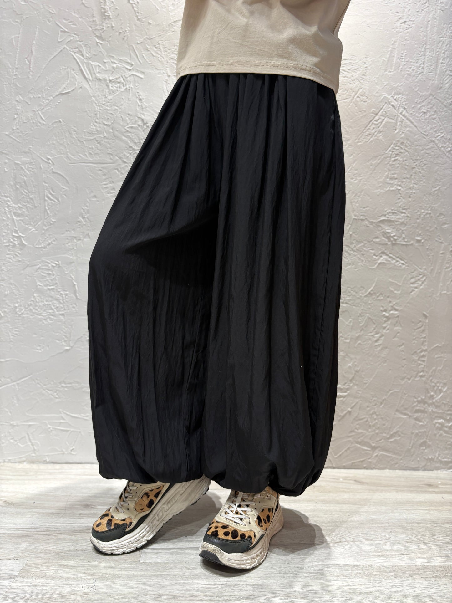 Wrinkle Wide Pants