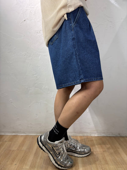 Denim Wide Shorts