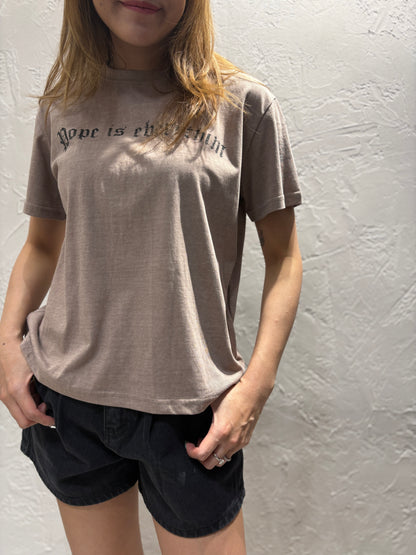 Back Shape Print T-shirt