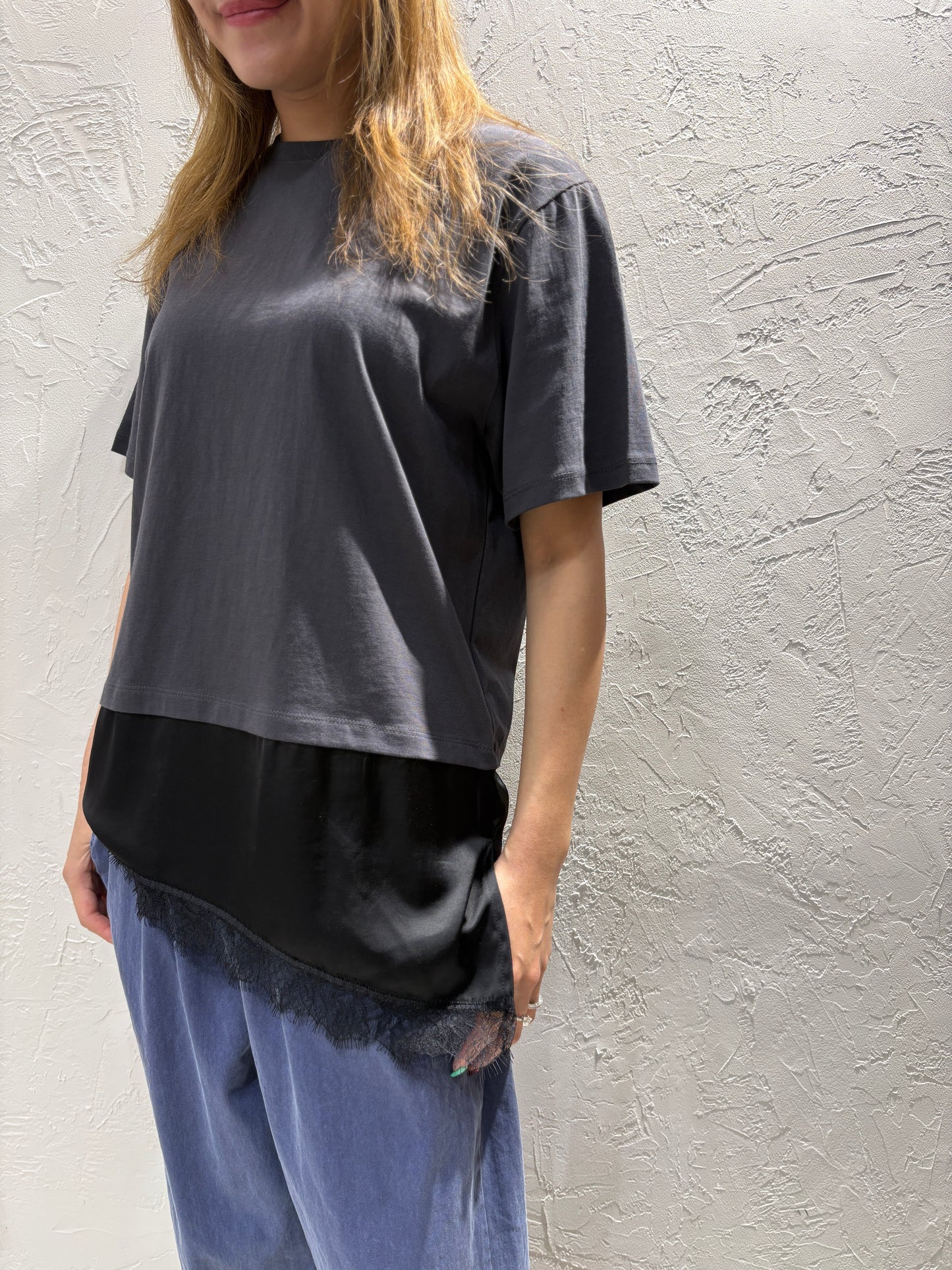 Mixed Material Top