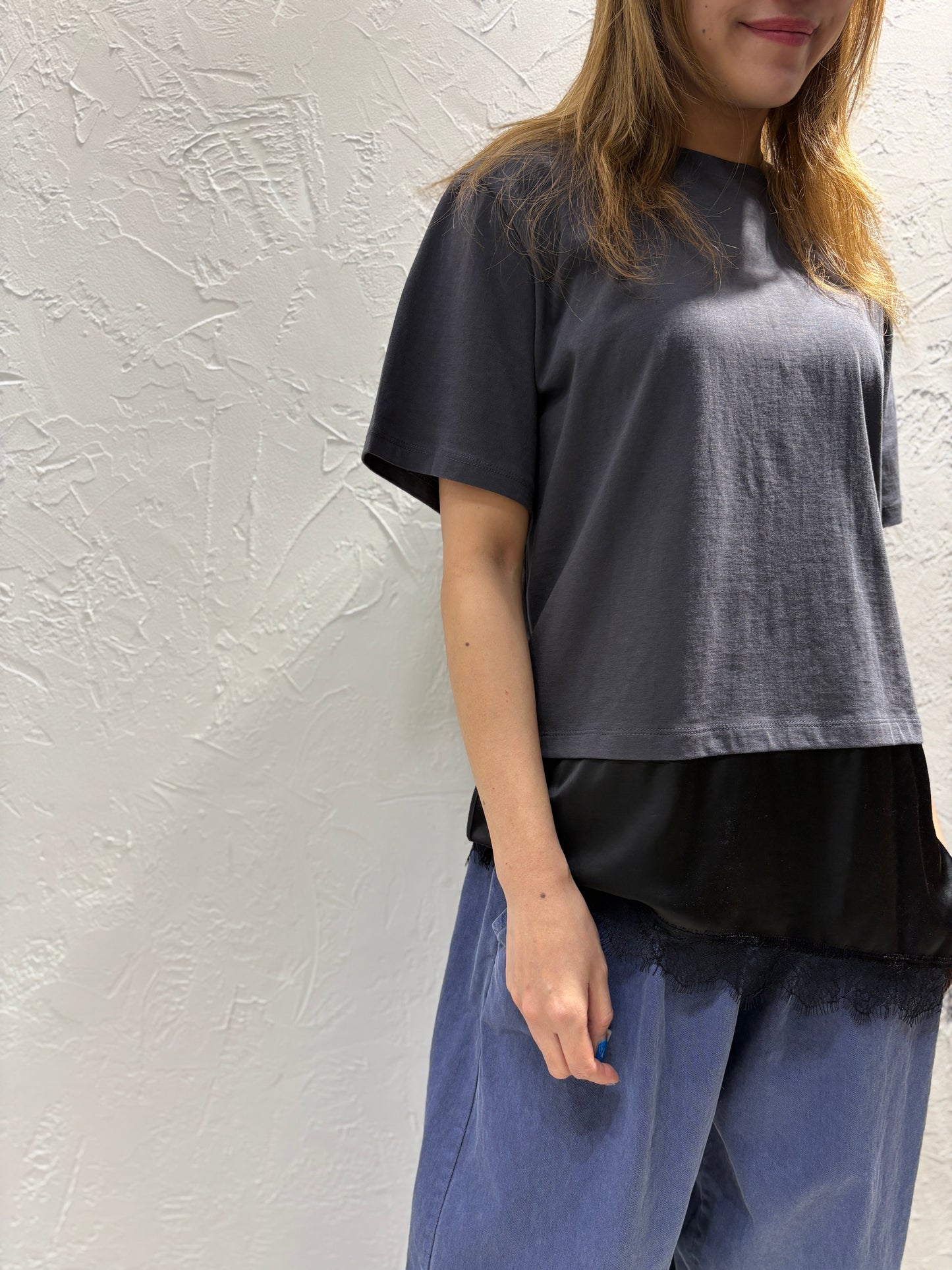 Mixed Material Top