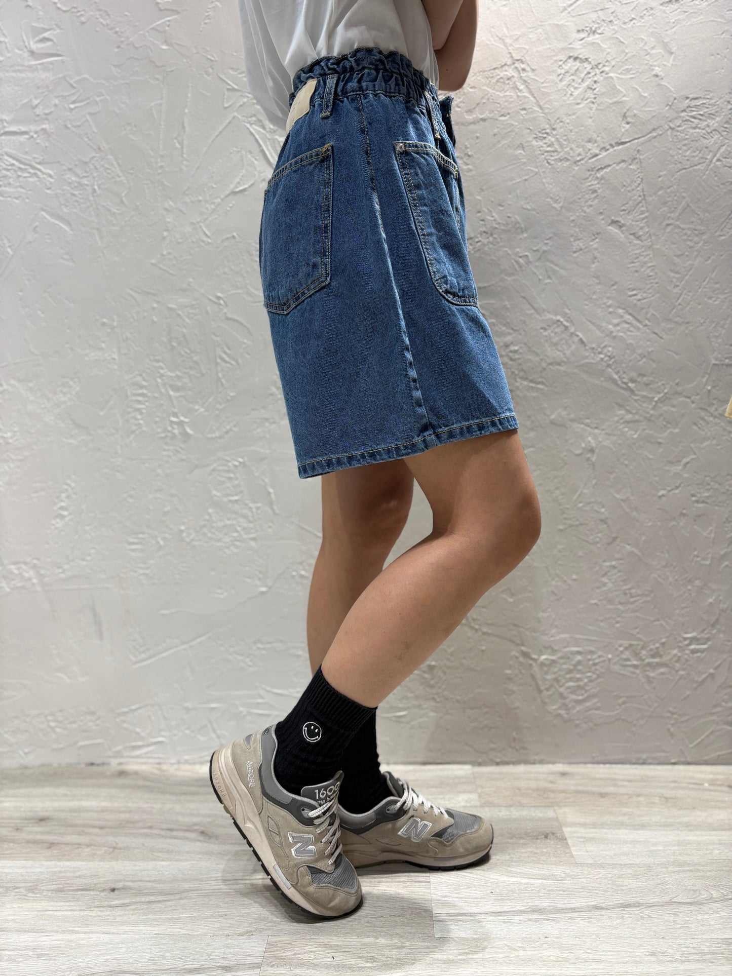 Pocket Denim Shorts