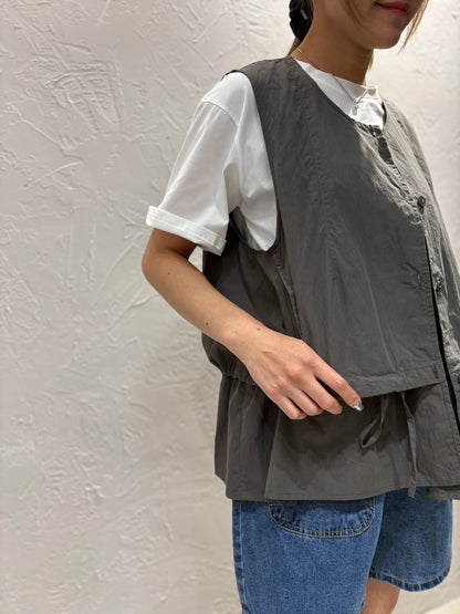 Ribbon Vest Cardigan