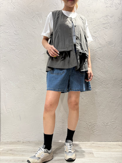 Ribbon Vest Cardigan