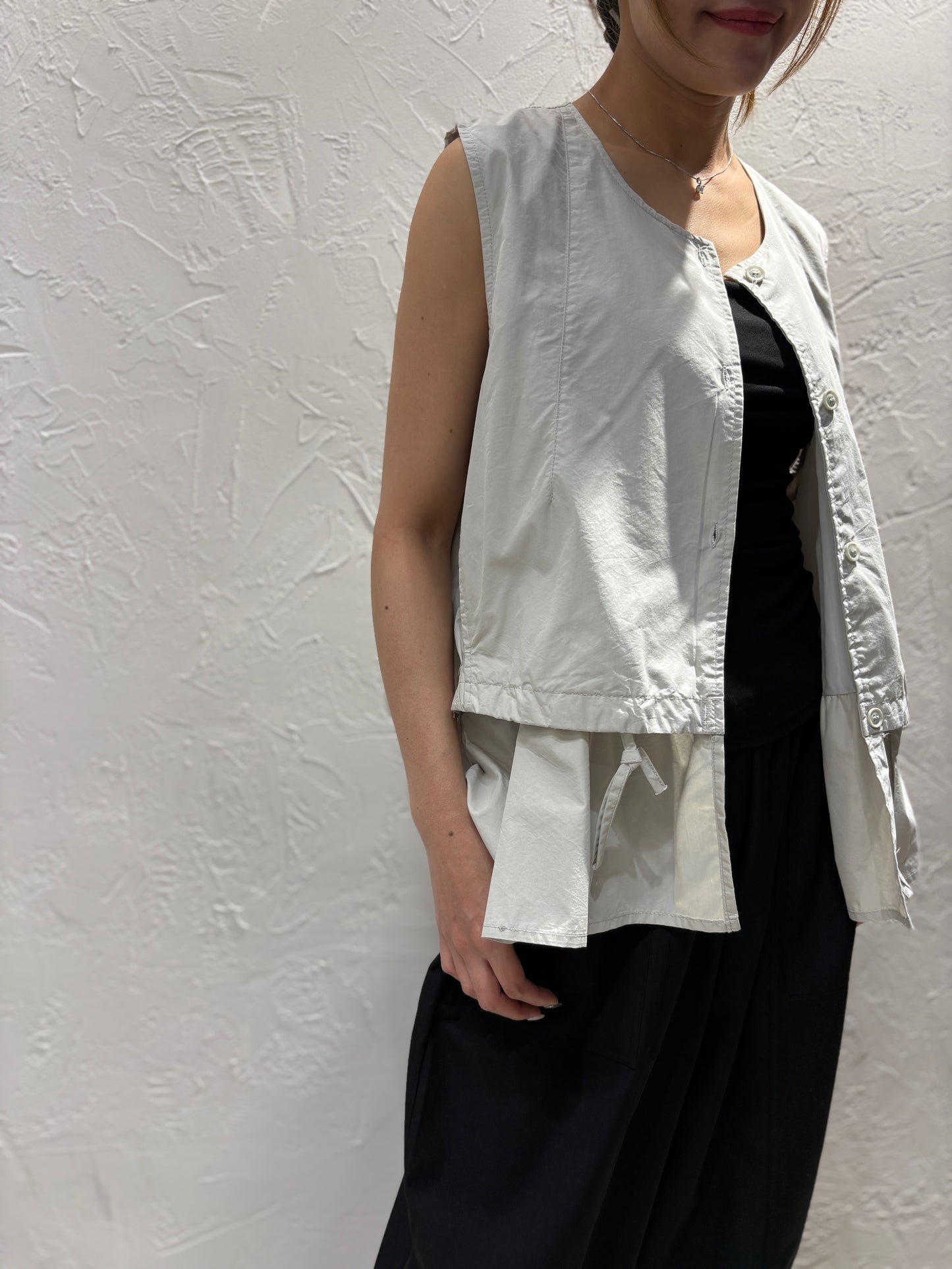 Ribbon Vest Cardigan