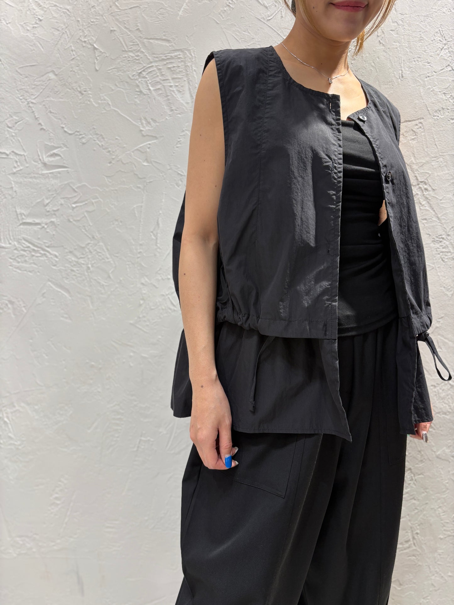 Ribbon Vest Cardigan