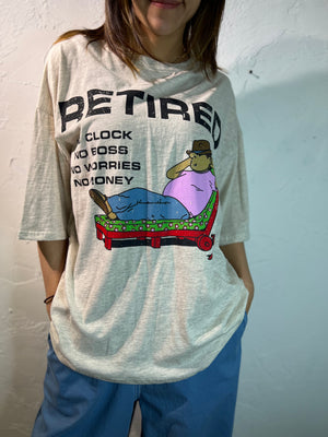Cartoon Print T-shirt