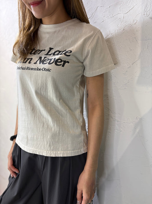 Print Text T-shirt