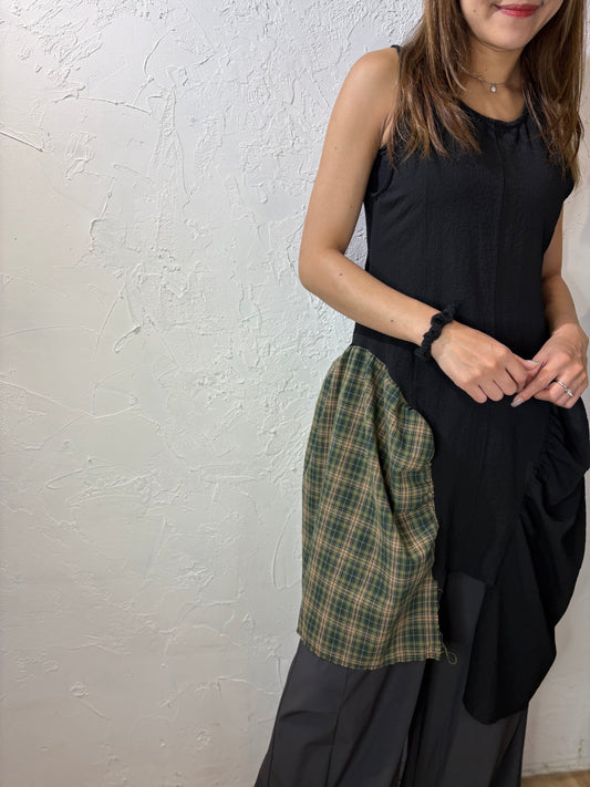 Patchwork One Piece Dress