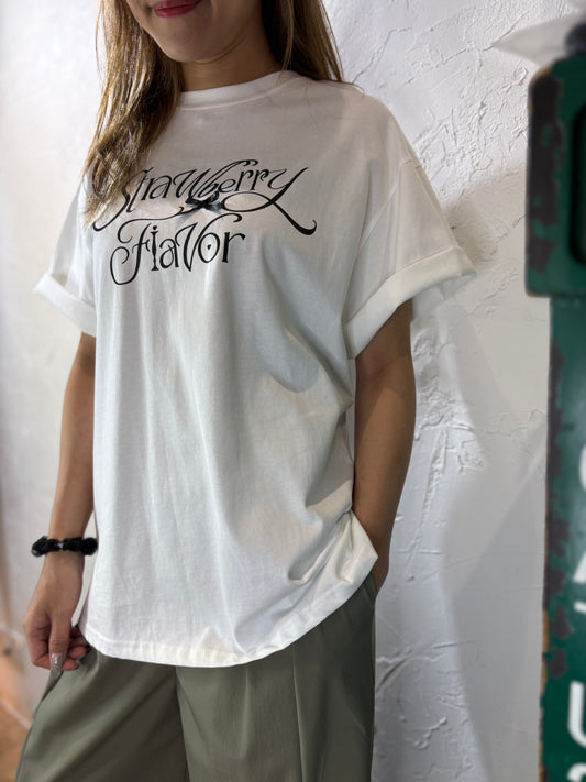 Ribbon Text T-shirt