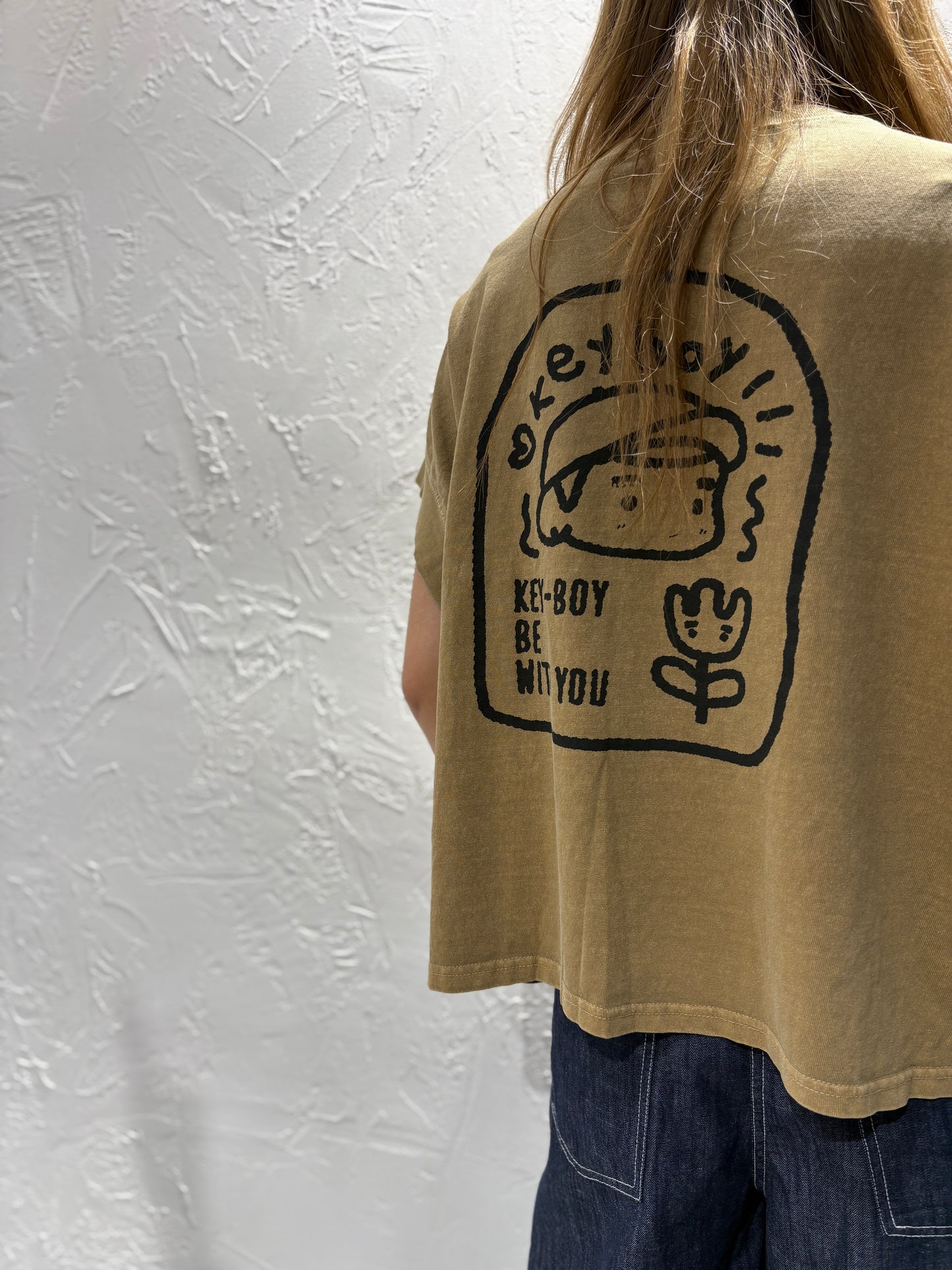 Cartoon Back Print T-shirt