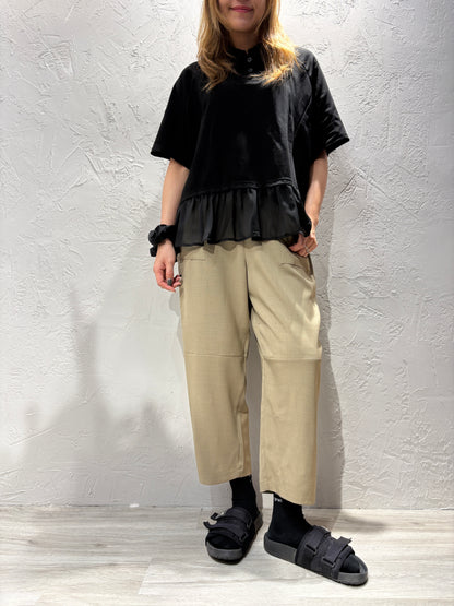 Polo Lace Ruffle Top