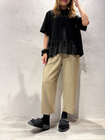 Polo Lace Ruffle Top