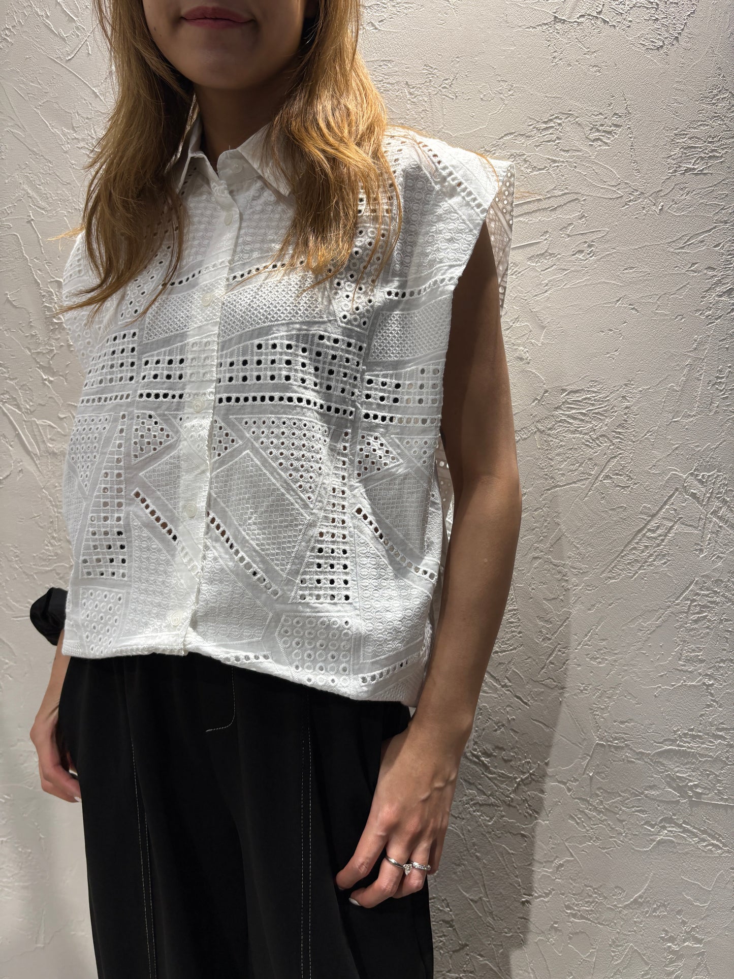 Embordiery Vest Shirt