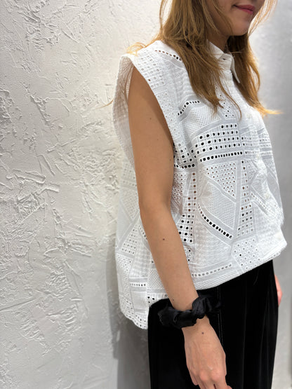 Embordiery Vest Shirt