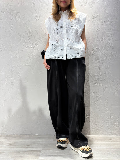 Embordiery Vest Shirt