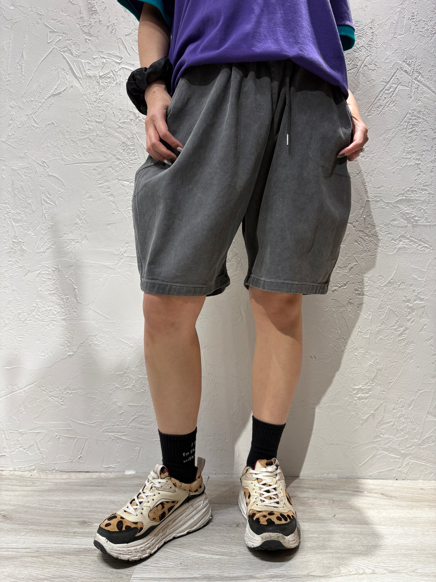 Denim Color Shorts