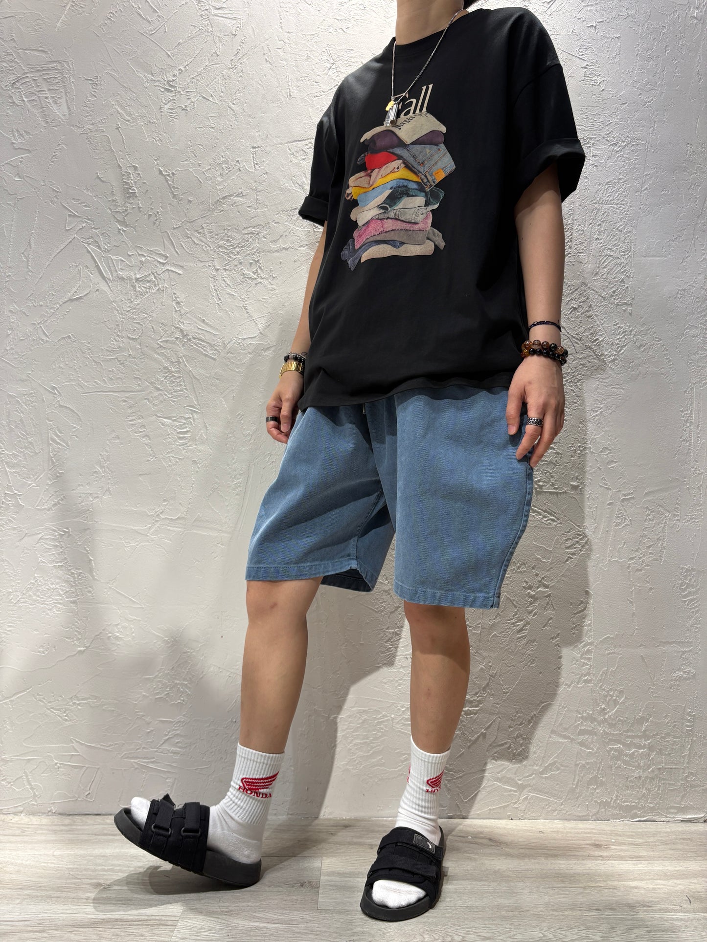 Denim Color Shorts