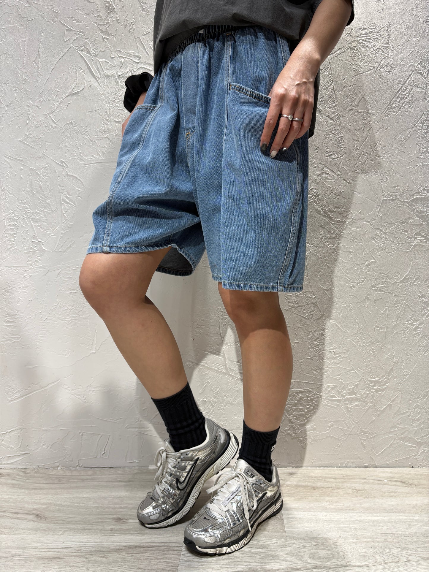 Denim Pocket Shorts