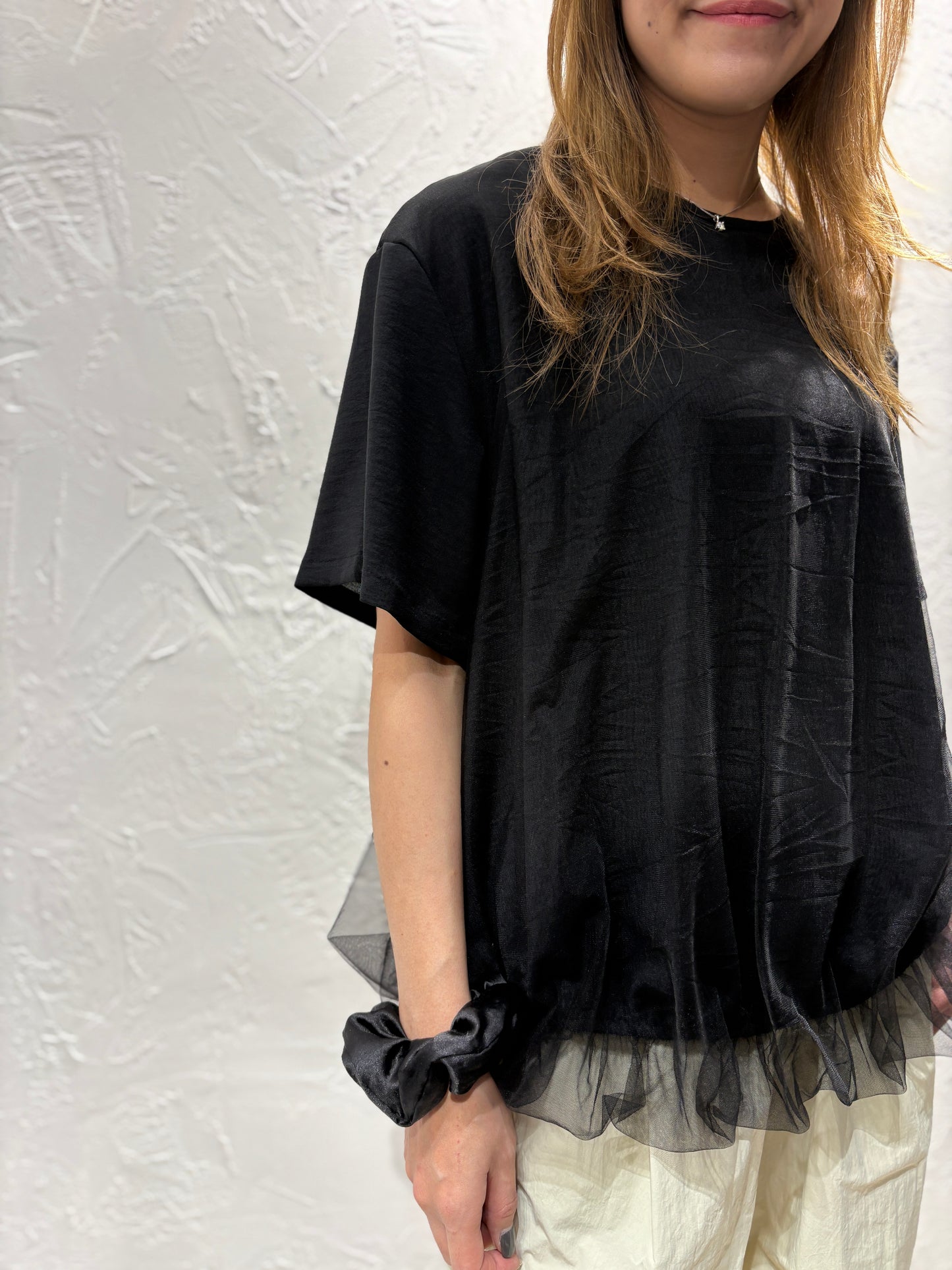 Lace Ruffle Top