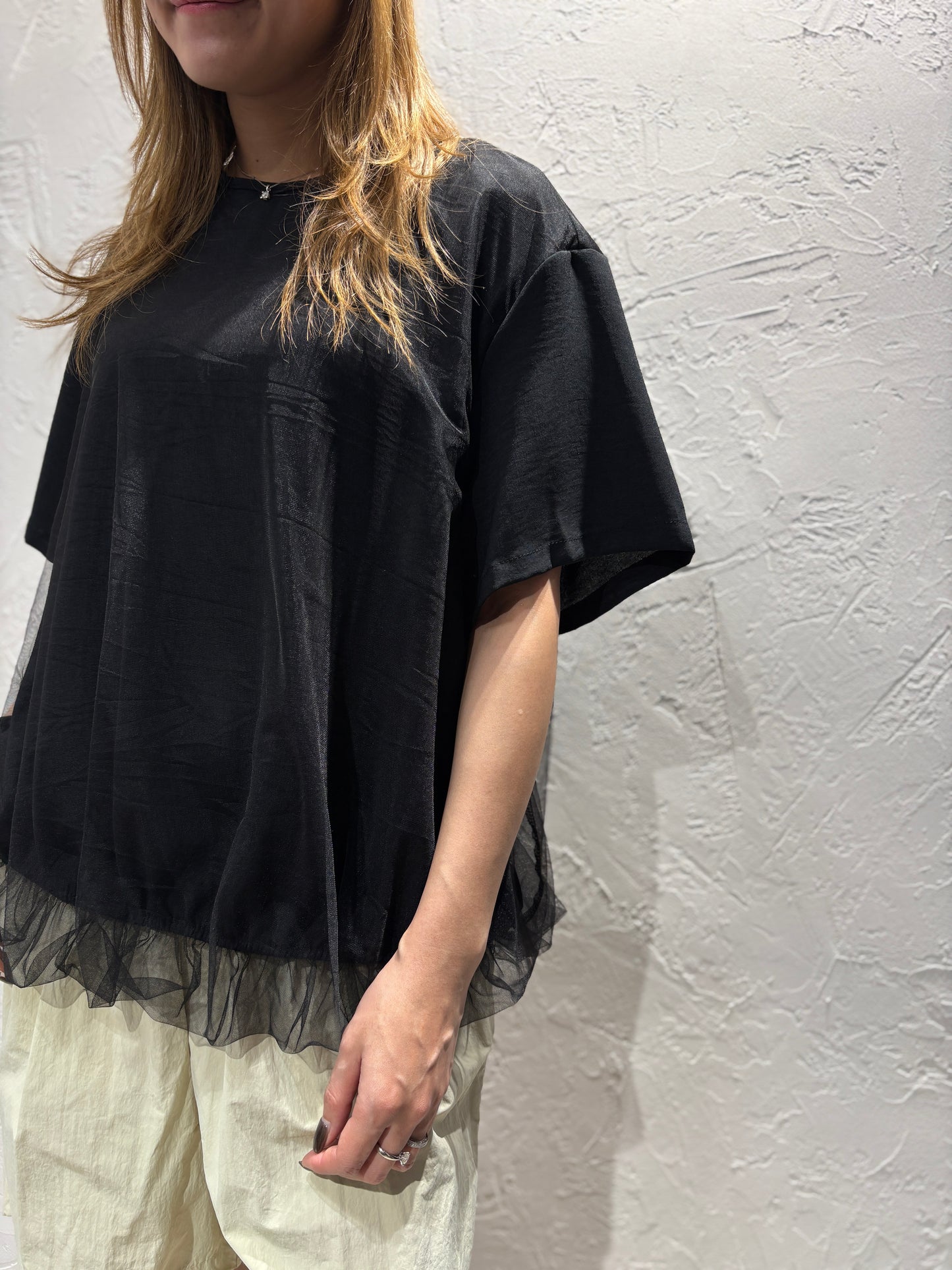 Lace Ruffle Top