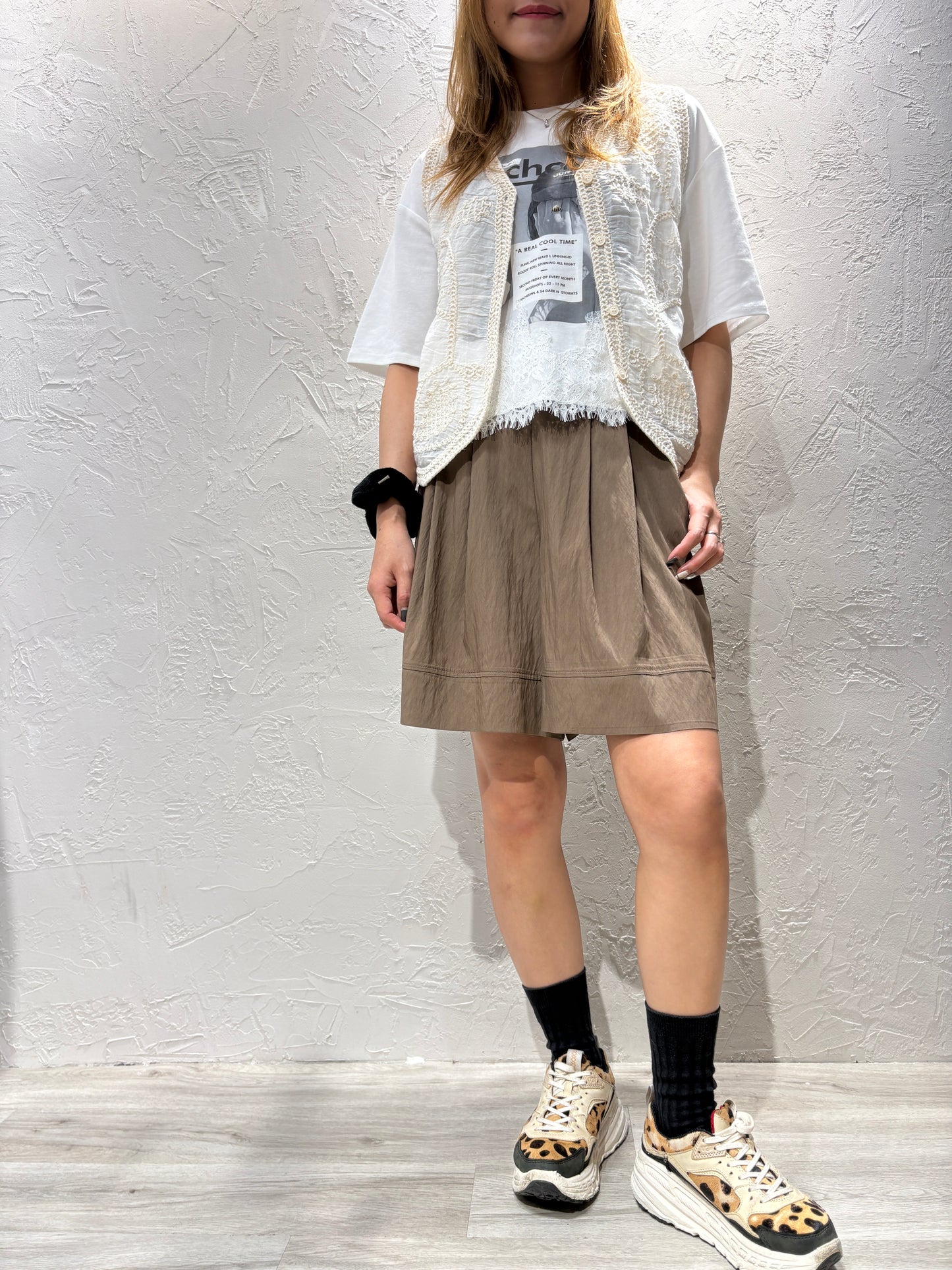 Emboridery Vest Cardigan