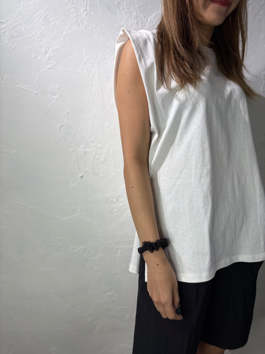 Back Print Vest Top